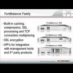 Fortinet FortiBalancer Application Delivery Controllers Video Data Sheet