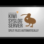 Kiwi Syslog Server: Split Files Automatically