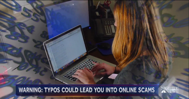 How one letter can lead you to a scam: James Lyne talks typosquatting with NBC News