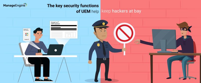 Key security functions of unified endpoint management